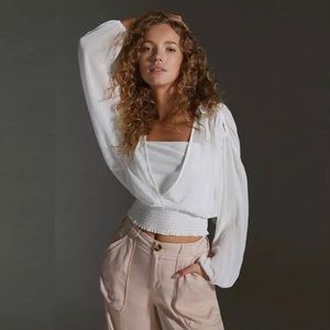 Anthropologie Peasant Top